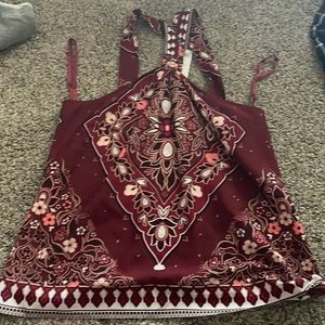 BR MAROON CAMI